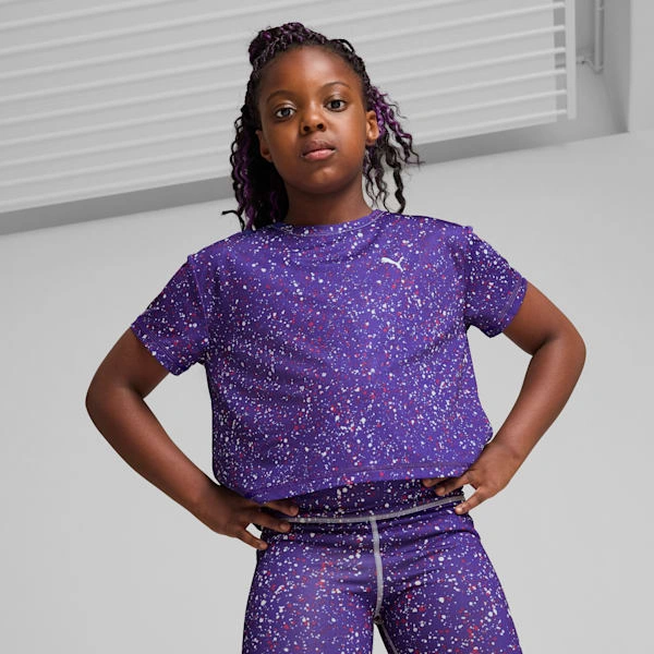 Stijlvolle Puma T-shirt voor actieve kinderen kort model favoriet